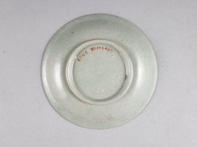 图片[2]-Ru kiln azure glaze plate-China Archive